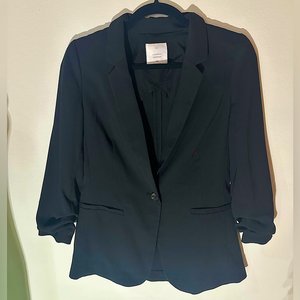LC Lauren Conrad Casual Black Blazer